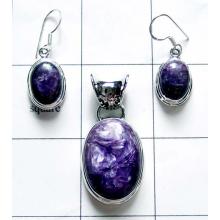 Wholesale silver gems set-ss4set034