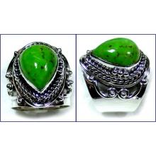 Mohave green Turquoise Ring-ss5r078