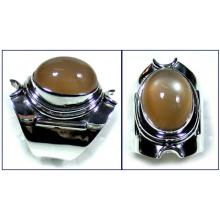 Sterling silver cats eye Ring-ss5r079