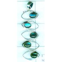 Silver gems Pendant-w2np097