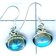 Silver export collection gem stone earring-w8e005