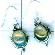 Silver export collection gem stone earring-w8e022