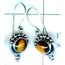 Silver export collection gem stone earring-w8e040