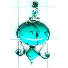 Oxodized Sterling silver Pendant-w9p235