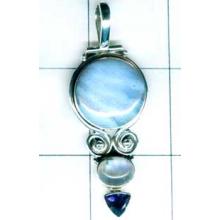 Oxodized Sterling silver Pendant-w9p292